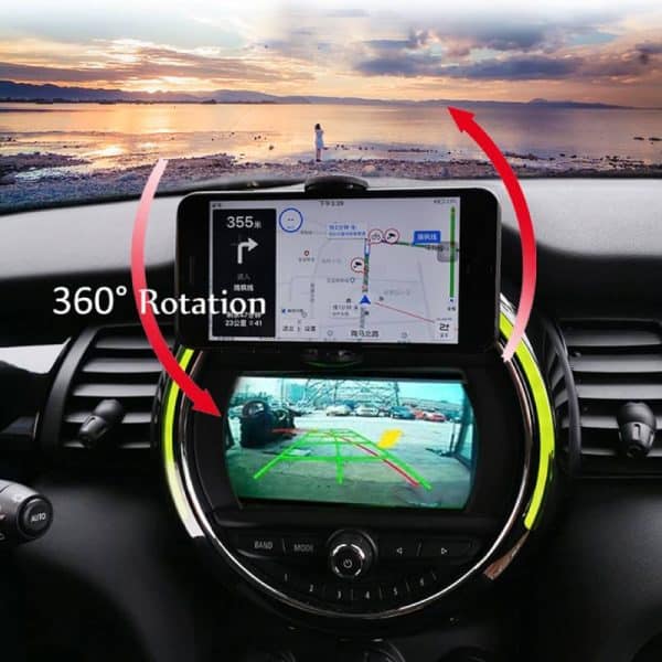 Mini Cooper Phone Charger 360 rotation
