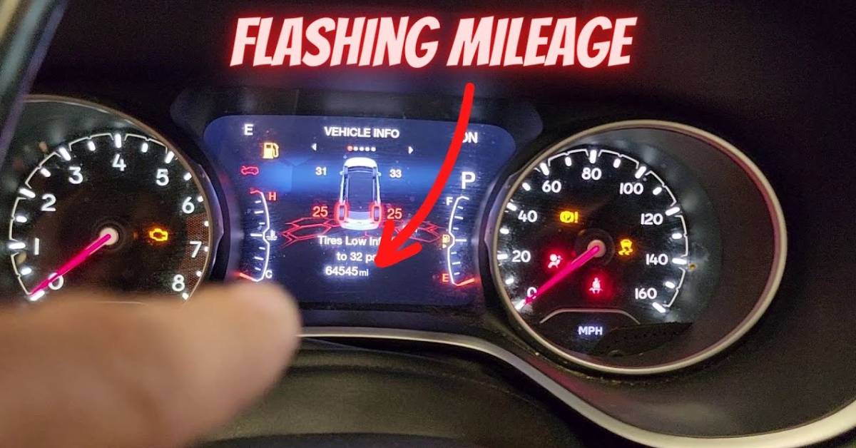 2018 Jeep Compass Odometer Blinking
