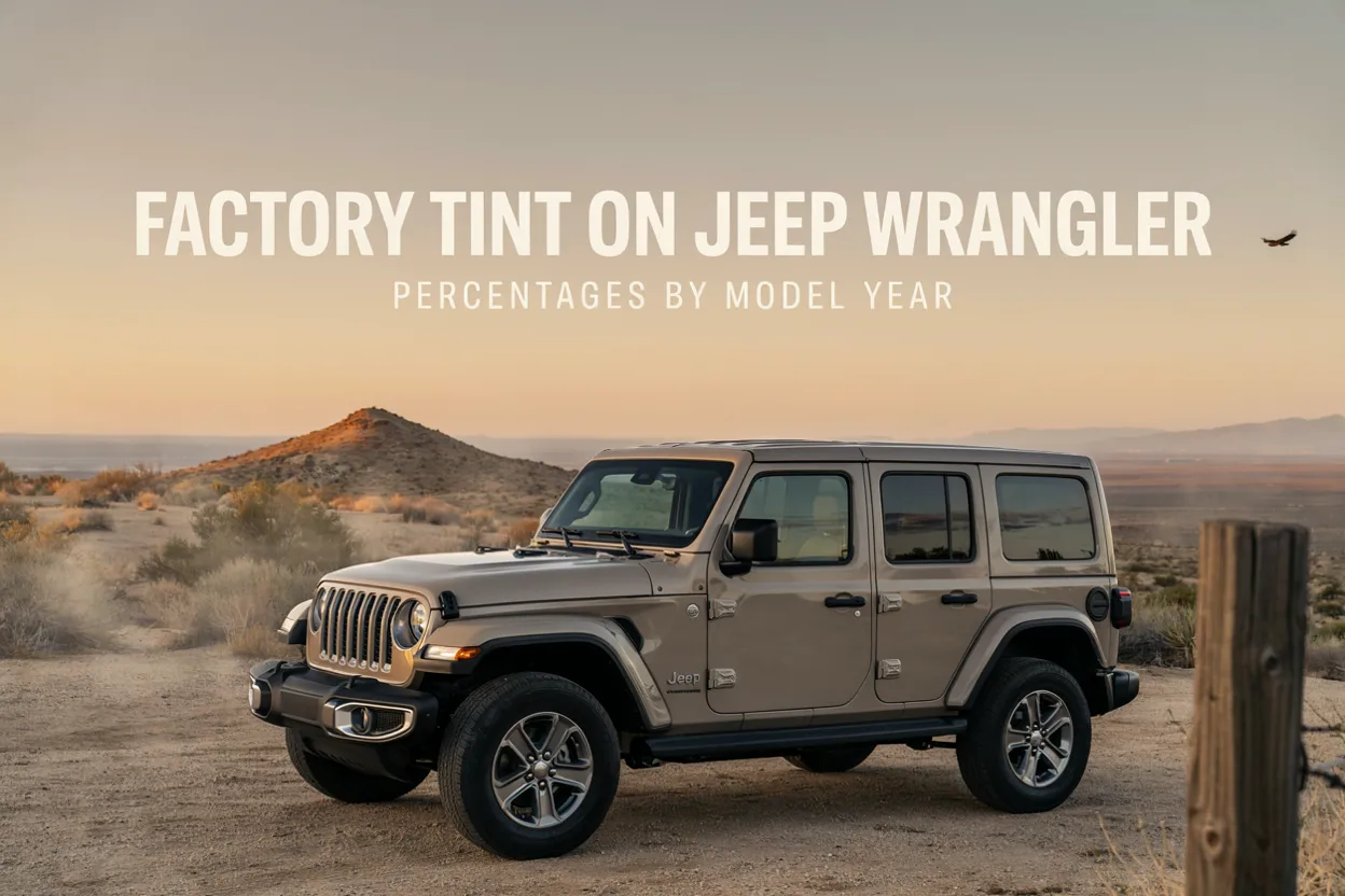 Factory Tint on Jeep Wrangler