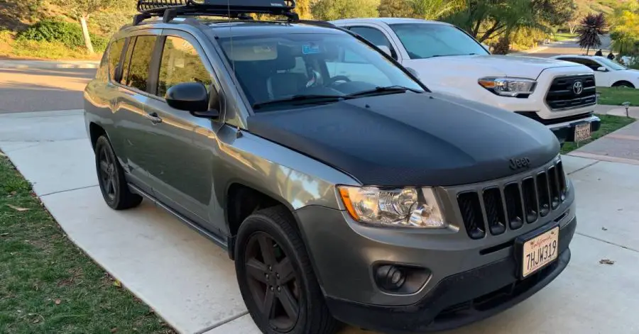 Jeep Compass with Roof Bars