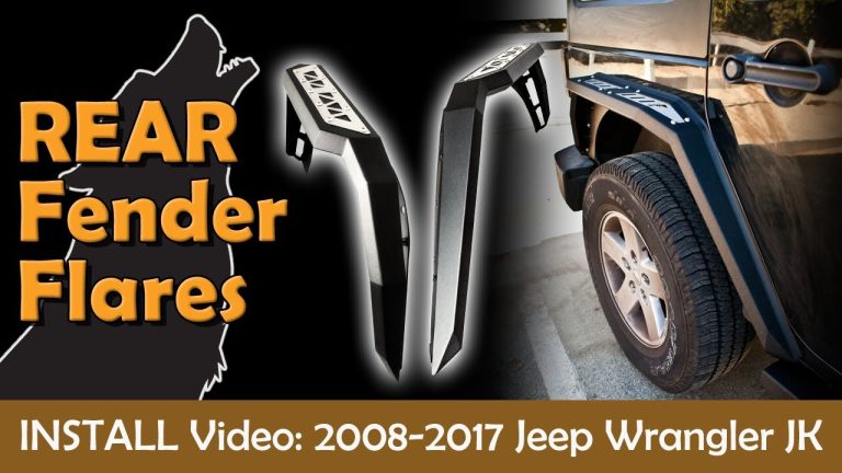 How to Install Jeep Wrangler Fender Flares: A Step-by-Step Guide