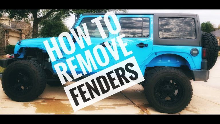 How to Remove Fender Flares: Jeep Wrangler JK Made Easy