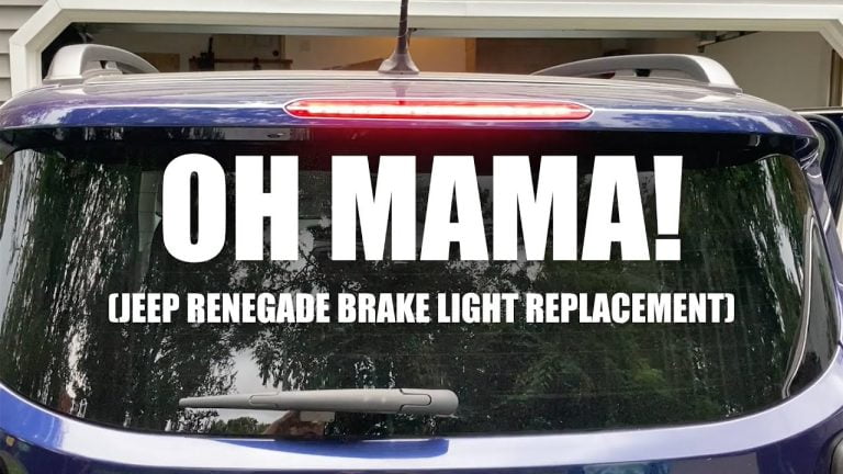 How to Replace Your 2016 Jeep Renegade Third Brake Light?