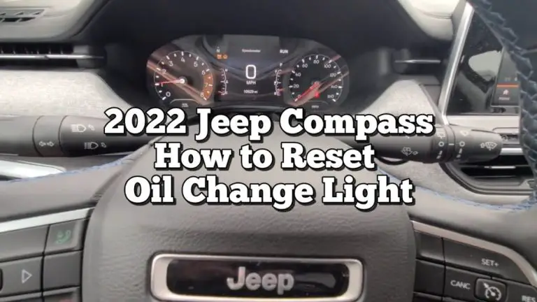 How to Reset Oil Light on Jeep Compass?