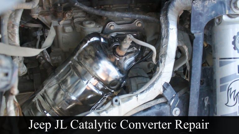 Where is the Catalytic Converter on a Jeep Wrangler?
