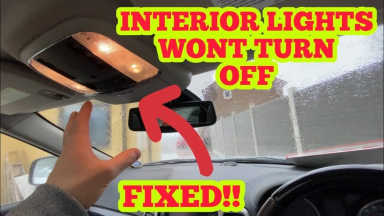 Why are my interior lights on in my Jeep?