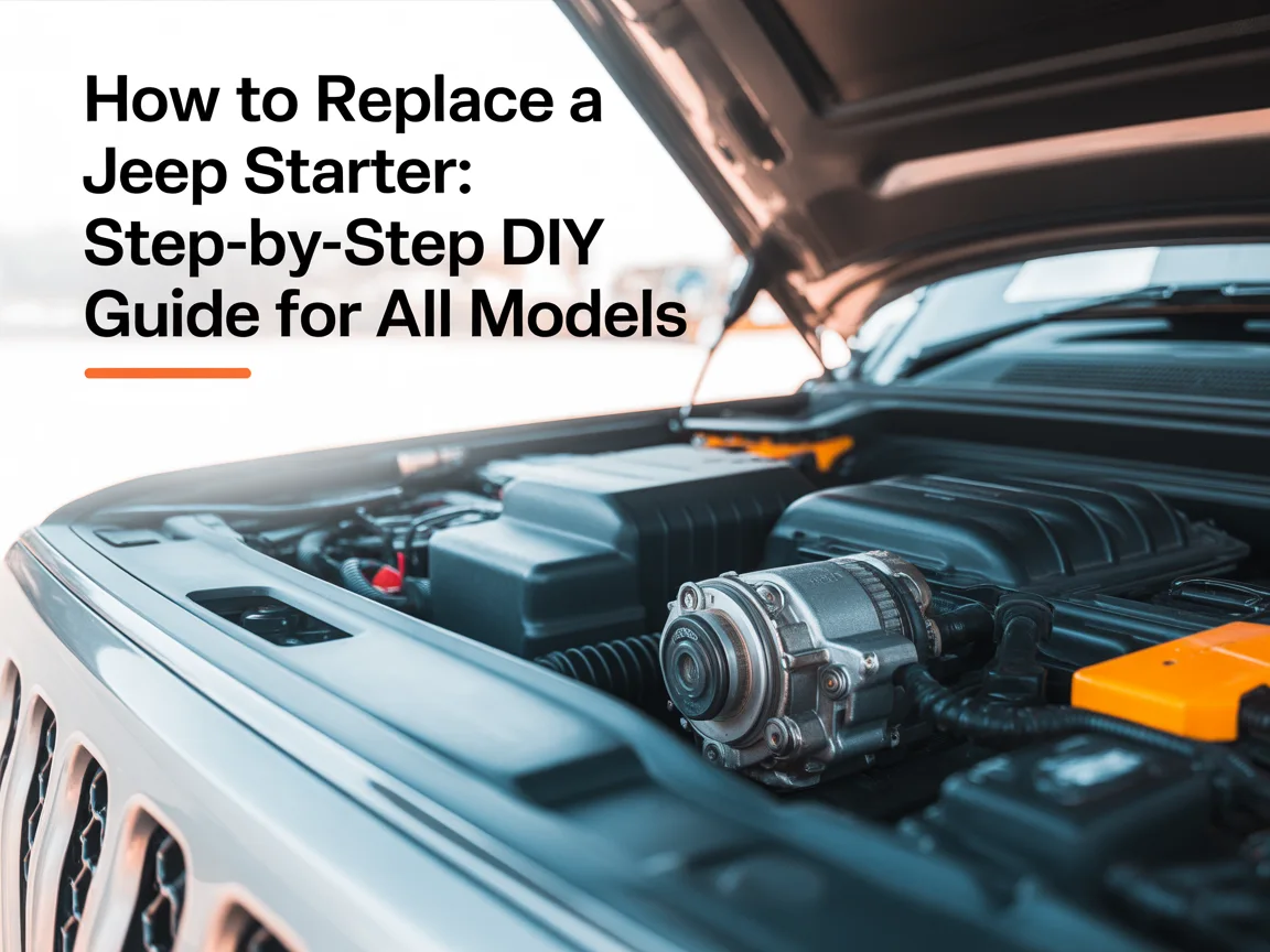 how to replace jeep starter