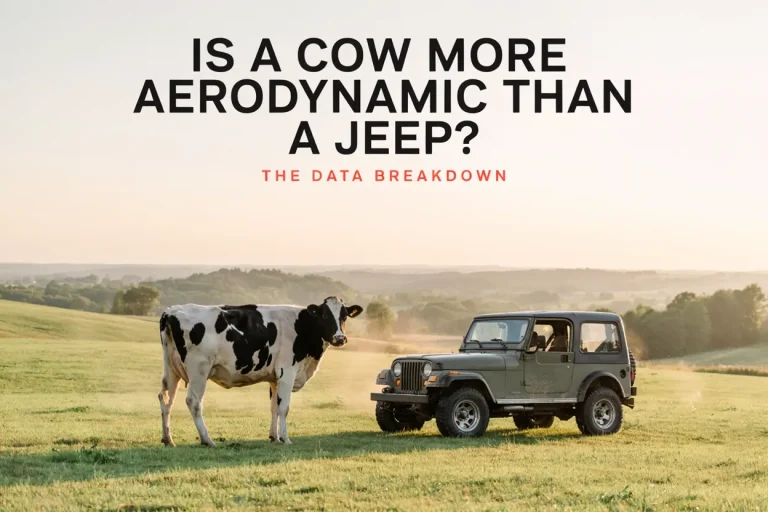 jeep vs cow aerodynamics